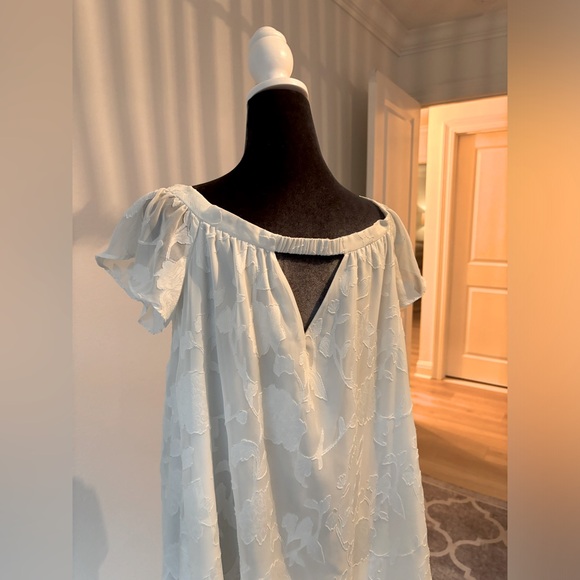 Cooper & Ella White Shift Dress Size M - Picture 7 of 11